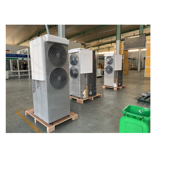 전기 공장 직원 기숙사 공기 에너지 히트 펌프 온수기 60 톤 샤워 중앙 온수 엔지니어링 시스템